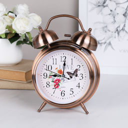 Будильник 13,5х6,5х20 см / 672-1 /уп 40/