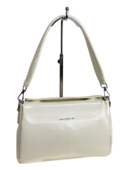 Женская сумка из искусственной кожи, цвет молочный