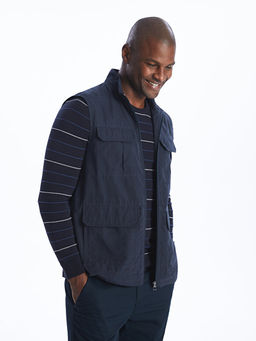 Standart Kal?p Dik Yaka Erkek Yelek