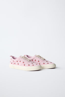 BAMBA ALGOD?N BORDADOS / Rosa - Zara фото 2