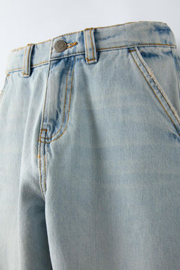 DENIM CARPENTER BERMUDA SHORTS - Zara фото 3