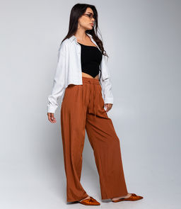 Брюки #КТ7785, терракотовый