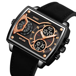 Часы наручные Skmei мужские электронные 2229black-black