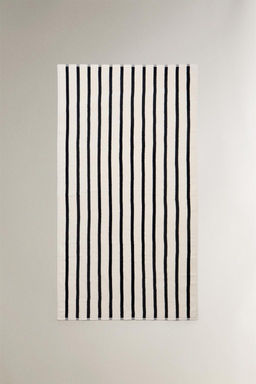 STRIPED COTTON BEACH TOWEL