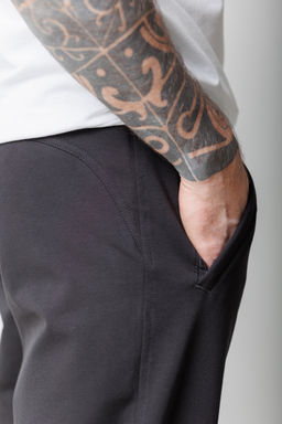 Брюки М-1224 из футера двунитки без начёса