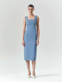 EMKA / Платье миди с шерстью фото 2