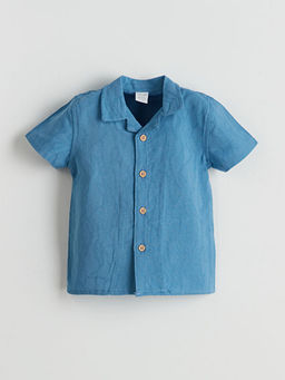 K?sa Kollu Basic Erkek Bebek G?mlek ve ?ort 2li Tak?m