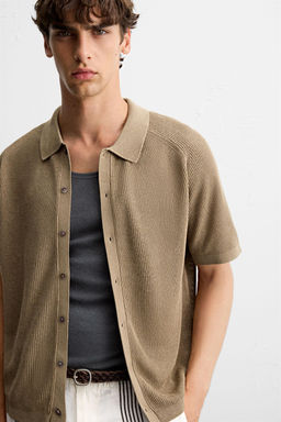 RELAXED FIT KNIT SHIRT - Zara фото 5