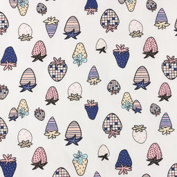 Цена за 150 шт. Ткань Сатин «Ягоды», ш.160 см, 100% хлопок, 160 г/м²