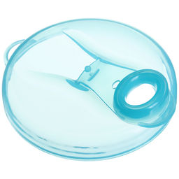 Контейнер для хранения детского питания, 3 секции по 75 мл., 9.5×8.5 см, 225 мл., голубой