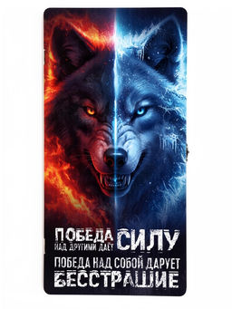 Нарды деревянные "Волк. Сила духа", 40*40 см