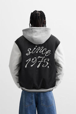HOODED JACKET WITH PATCHES - Zara фото 3