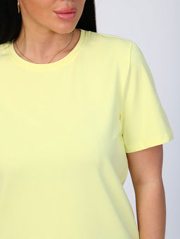 Футболка базовая_715/желтый - Ihomelux фото 6