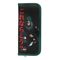 Пенал школьный, 1 секция, 9×19.5×2.5 см «Аниме боец»