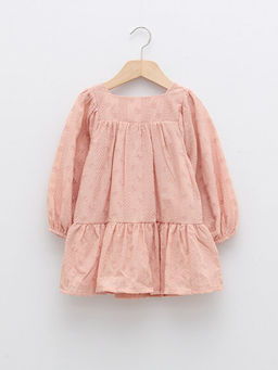 Kare Yaka Uzun Kollu K?z Bebek Elbise - Waikiki фото 2