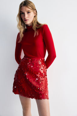 Sequined mini skirt - H&m фото 3