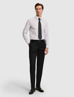 A__k Mavi Slim Fit Pamuk Klasik G_mlek