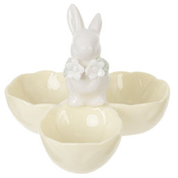 Подставка для 3-х яиц "Заяц", L11,5 W11,5 H10 см