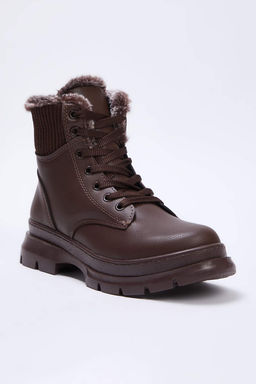 Trendyolmilla Shoes Siyah Kurk Detayl? Bagc?kl? Kad?n Postal Bot TAKAW25BO00027  фото 10
