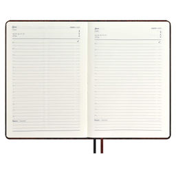 Ежедневник недатированный ESCALADA, А5+, 160 л., арт. 67178/ 10 АЛЛИГАТОР КОРИЧНЕВЫЙ