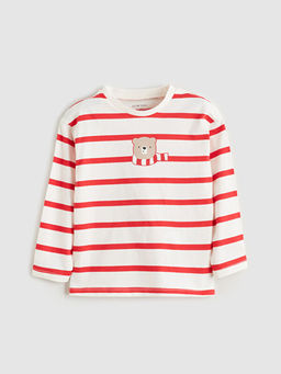 Bask?l? K?z Bebek Sweatshirt ve E?ofman Alt?