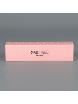 Цена за 5 шт. Коробка для конфет, кондитерская упаковка, 5 ячеек, «Love», 5×21×3.3 см