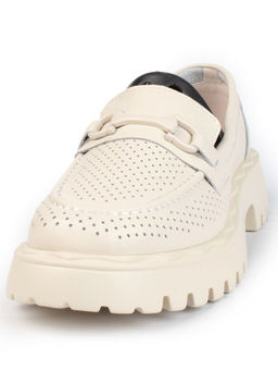 03-PDD179-2 BEIGE Лоферы женские (натуральная кожа) - Фабричный китай фото 7