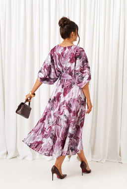 Платье Beautiful Free 6410 бордовый