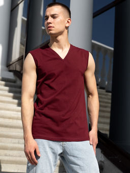 Майка муж.арт.105-11,бордовая - Binita фото 3