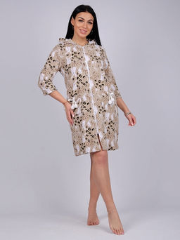 Халат махра Х-98-бежевый