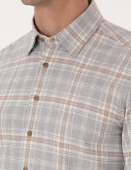 Gri Slim Fit Uzun Kollu G_mlek - Cacharel фото 7