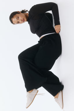 Pantal?n de algod?n con cord?n de ajuste - H&m фото 6