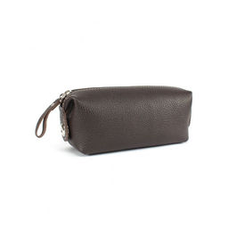 Косметичка Croco-К-721 натуральная кожа (1 отдел), коричневый флотер (116/1) 265364