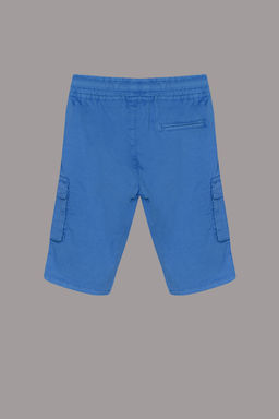 Ind?go Erkek Cocuk Pamuklu Beli Lastikli ve Baglamal? Dokuma Sort TKDSS24SR00001 - Trendyolmilla фото 2