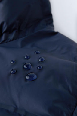 WATER-REPELLENT HOODED PUFFER JACKET - Zara фото 26