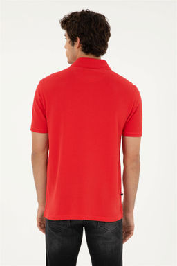 U. S. Polo Assn / Мужская красная базовая футболка - U.s. polo assn фото 5