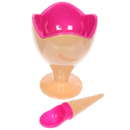 Креманка для мороженого "ICE CREAM" в наборе 4шт с ложками