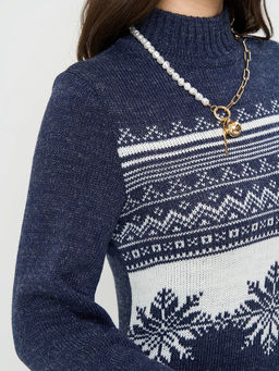 Платье женское 5252-2489. 189/10480 т.синий/молоко