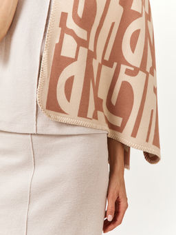 в составе ШЕРСТЬ  и КАШЕМИР Большой, мягкий, теплый  двусторонний палантин - Tantino фото 8