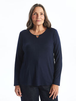 Bisiklet Yaka Kad?n Ti??rt