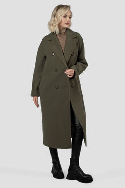 01-10895 Пальто женское демисезонное (пояс) - El podio фото 3