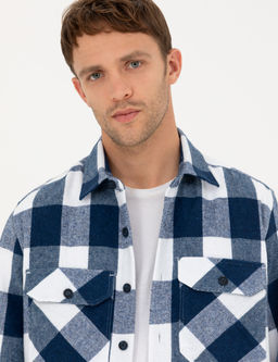 Lacivert Comfort Fit G_mlek Ceket - Pierre cardin фото 2