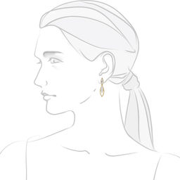 Серьги из металла с гальваническим покрытием из золотом - Модные истории фото 2