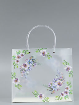 Пакет подарочный прозрачный , "Счастье" 30 х 26 х 12