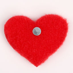 Цена за 12 шт. Магнит Сердечко, 6 см, цвет МИКС - Simaland фото 4