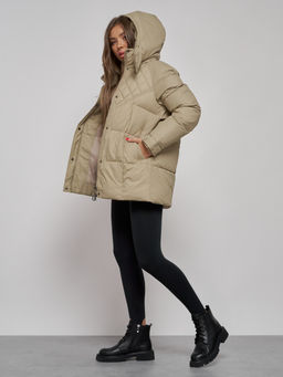 Зимняя женская куртка молодежная с капюшоном 52301SK - Holdluck фото 14