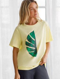 D49.089 Футболка женская лимонный_inspire