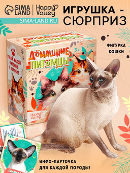 Игрушка - сюрприз Домашние питомцы. Коты