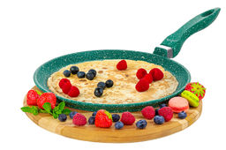 Сковорода блинная 26 см ГАРМОНИЯ ВКУСА "Изумруд" н/р, 47*27*6,5 см