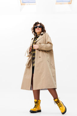 Плащ ANELLI 1419 карри  фото 7